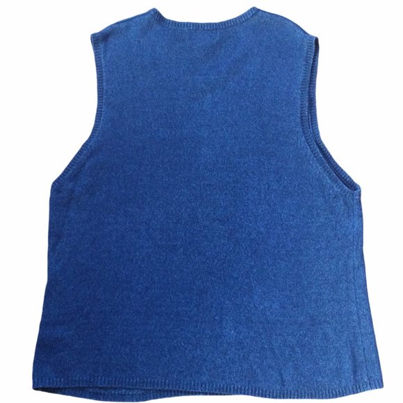 Eddie Bauer Linen Blend XL Oversized Vest 54 chest - Picture 3 of 5